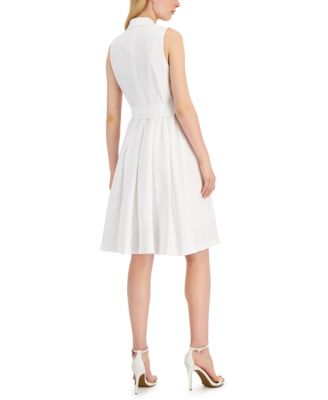 Vestido traslapado con lazo
