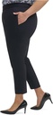 Pantalón recto cintura elastica