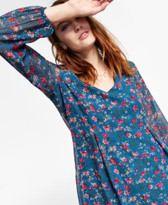 Vestido recto con lazo en la espalda