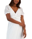 Vestido con mangas abullonadas