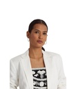 Blazer de sarga de mezcla de lino