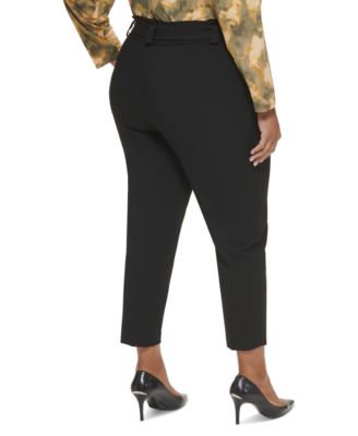 Pantalón con cintura anudada