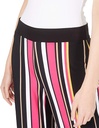 Pantalón de pierna ancha a rayas