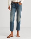 Jeans cónicos relajados de tiro medio