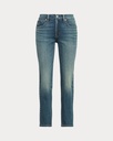 Jeans cónicos relajados de tiro medio