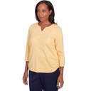 Blusa fruncida con bordados