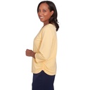 Blusa fruncida con bordados