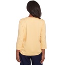 Blusa fruncida con bordados