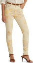 Jeans skinny con estampado floral