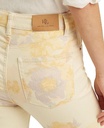 Jeans skinny con estampado floral