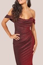 Vestido con escote de cuello vuelto