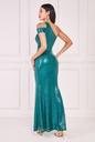 Vestido de un hombro descubierto