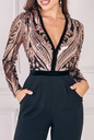 Enterizo con blusa de lentejuelas