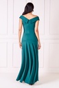 Vestido de crepè plisado