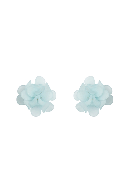 Aretes de pétalos de flores