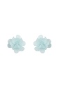 Aretes de pétalos de flores
