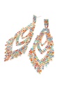 Aretes con flecos en capas