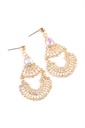 Aretes de doble lágrima