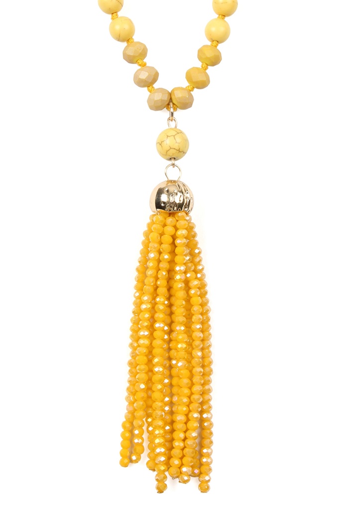 Collar de borla Rondelle