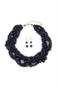 Juego de collar con aretes de piedras