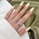 Anillo con circonia de corazón