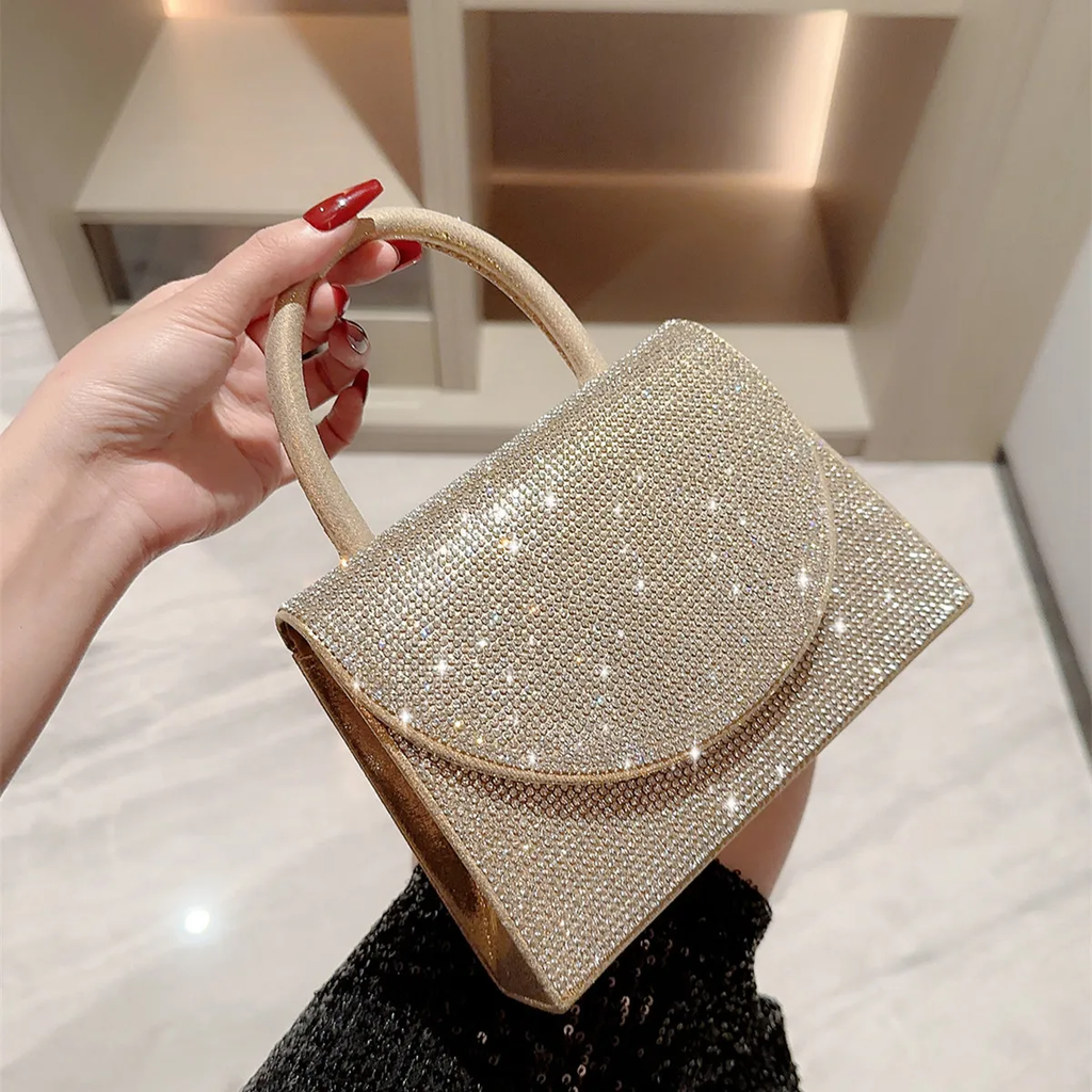 Bolso de fiesta con diamantes