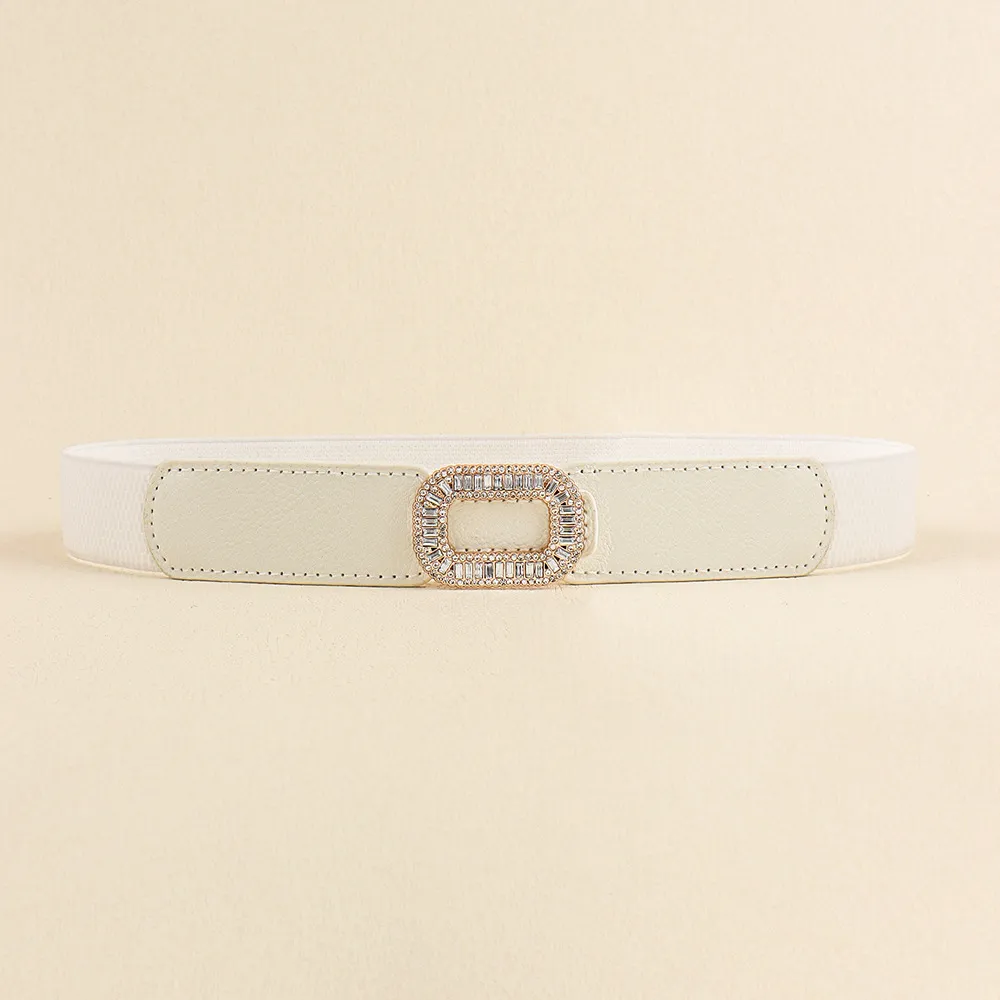 Cinturón elástico con diamantes