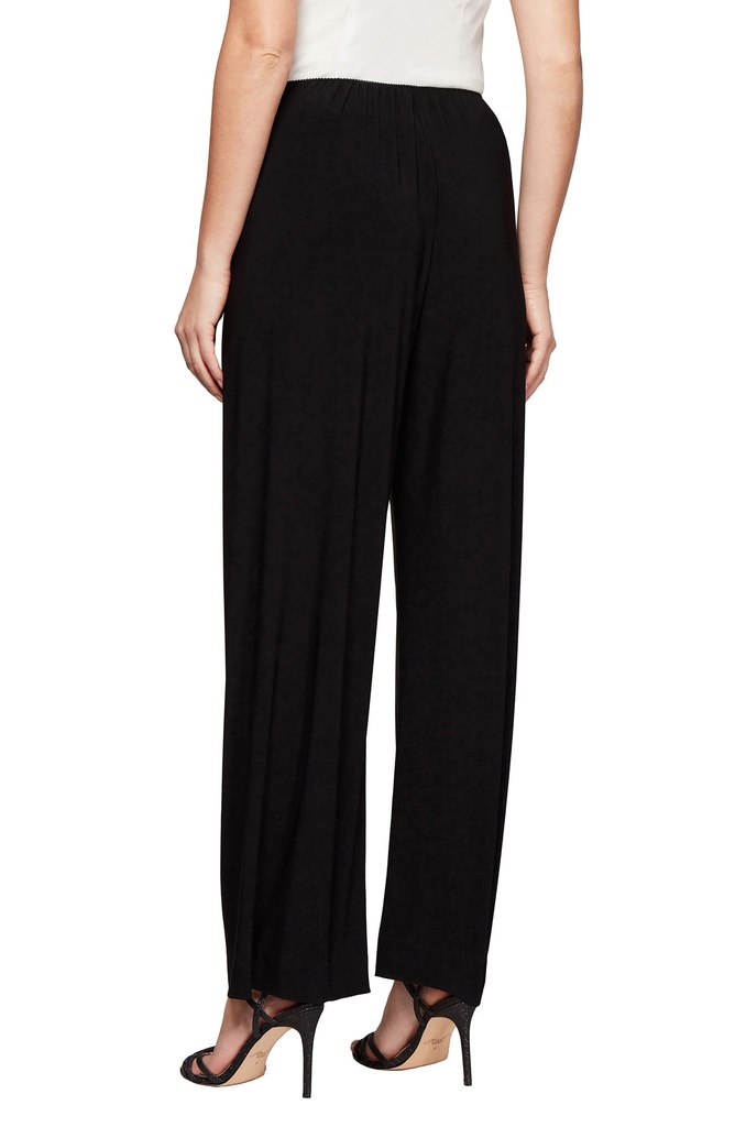 Pantalón elástico de pierna ancha