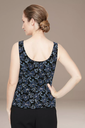 Conjunto de top y saco de encaje floral