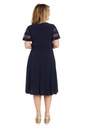 Vestido cóctel con hebilla