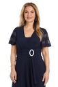 Vestido cóctel con hebilla