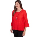 Blusa con textura de corazón