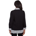 Blusa dos en uno con tejido corazón