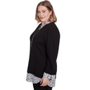 Blusa dos en uno con tejido corazón