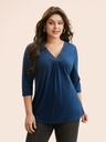 Blusa con bordado de Patchwork
