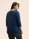 Blusa con bordado de Patchwork