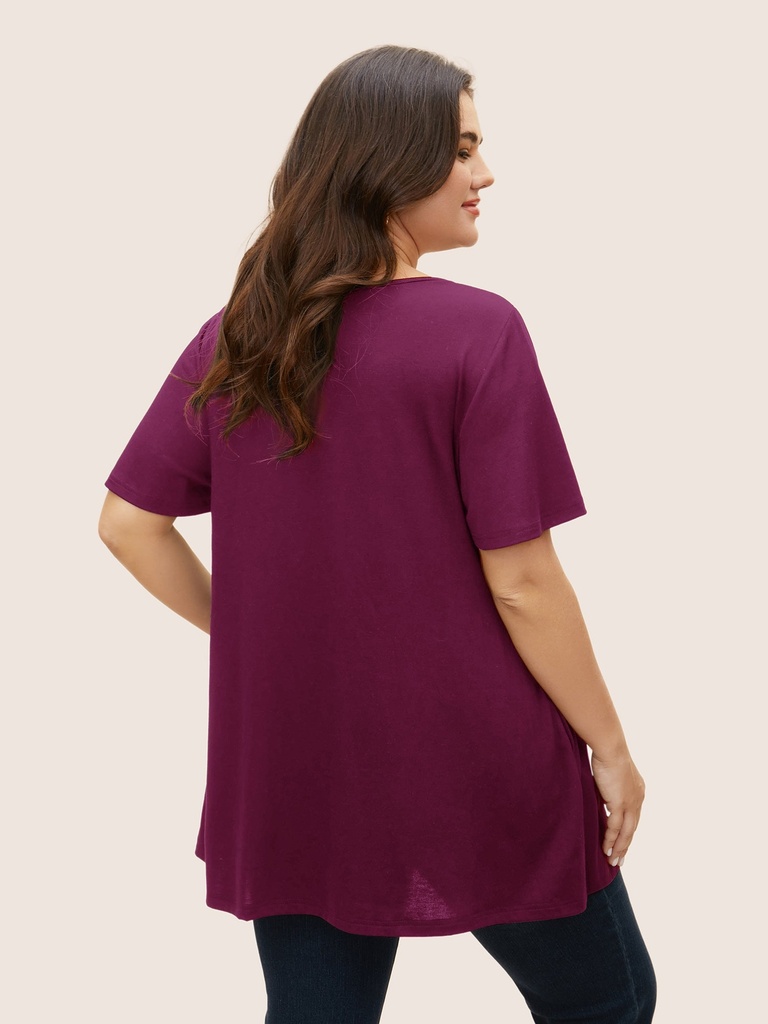 Blusa con bolsillos laterales