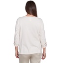 Blusa de punto bordada con  cuentas