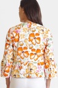 Blazer con estampado a cuadros
