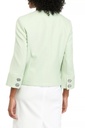 Chaqueta de tweed con cuello redondo
