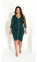 Vestido de encaje con cremallera Lacey