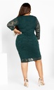 Vestido de encaje con cremallera Lacey