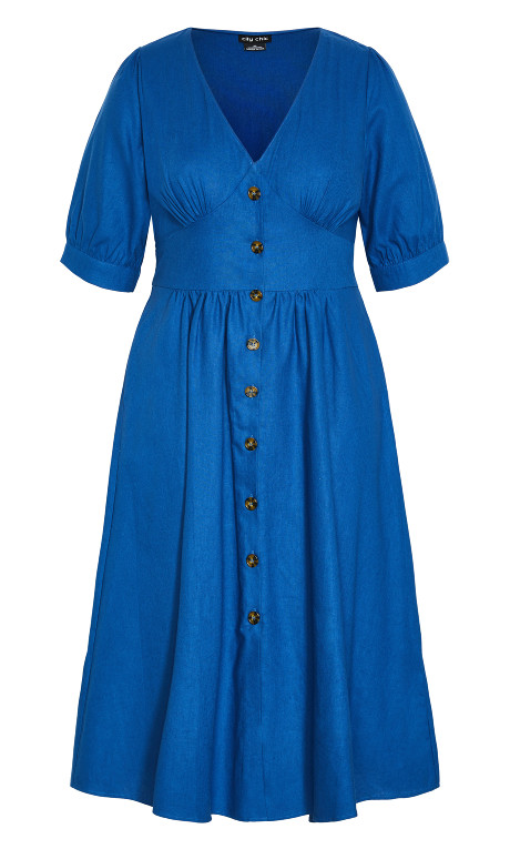 Vestido con botones de carey Sunset