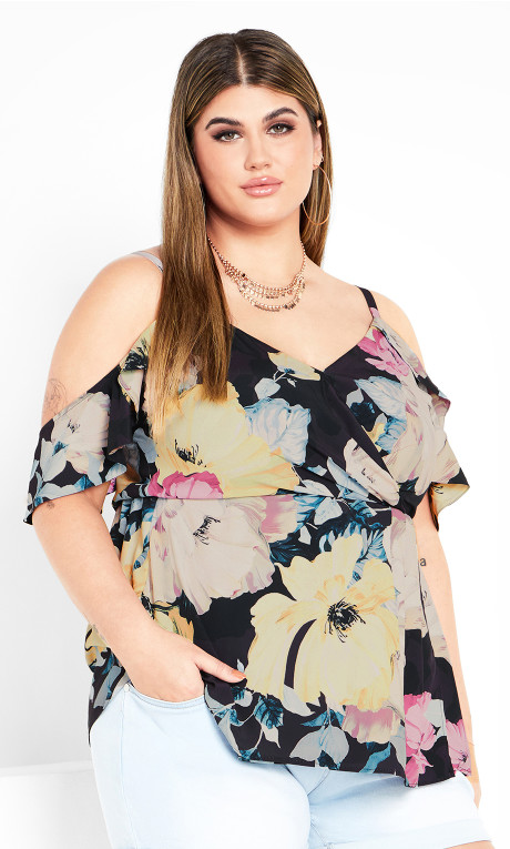 Blusa de mangas caídas Kallie