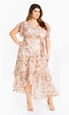 Vestido maxi en capas Pretty Meadow