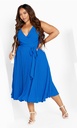 Vestido plisado con lazo Lilly