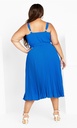 Vestido plisado con lazo Lilly
