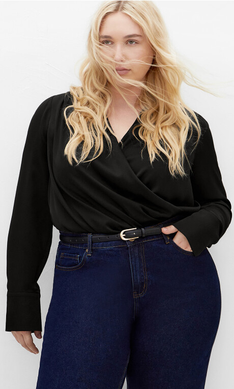 Blusa traslapada Alena