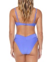 Bikini texturizado con cintura en V