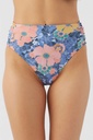 Bikini floral de cintura alta
